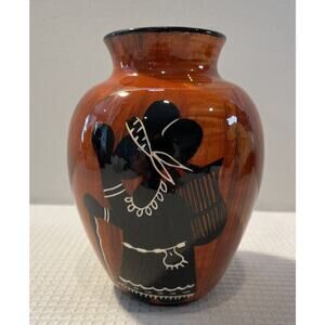 Ceramic Mouse Small Vase "Mau Pau" AZ, 6"Tall